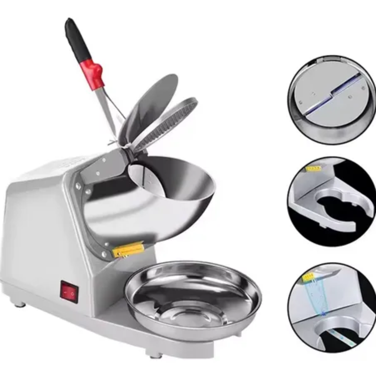 Triturador Hielo Cuchillas En Acero Inox